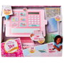 JAKKS PACIFIC - Caisse Enregistreuse Princesses Disney, avec Tablette de Signature à l'Eau, Lecteur de Carte, Calculatrice, Billets Jouets - +3 Ans - Fonctionne avec Piles AAA