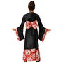 Déguisement Kimono de Geisha Noir pour Fille - Costume Asiatique Enfant Taille 10-12 Ans - Composition: Polyester