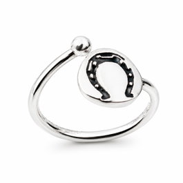 Alex And Ani Anneau Finition Fer à Cheval Taille 55 Gris