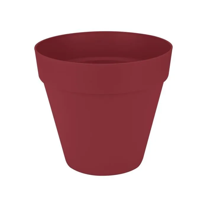 Elho Pot de fleurs avec réservoir d'eau et roulettes Loft Urban Rond, 48.5 x 45 cm, plastique 100% recyclé, rouge, pour extérieur Elho Pot de fleurs avec réservoir d'eau et roulettes Loft Urban Rond, 48.5 x 45 cm, plastique 100% recyclé, rouge, pour extérieur
