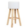 Home Deco Factory Tabouret de bar blanc Freya