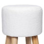 Home Deco Factory Tabouret de bar blanc Freya