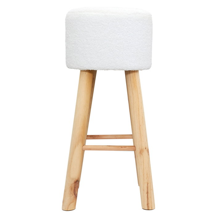 Home Deco Factory Tabouret de bar blanc Freya Home Deco Factory Tabouret de bar blanc Freya