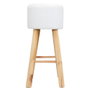 Home Deco Factory Tabouret de bar blanc Freya