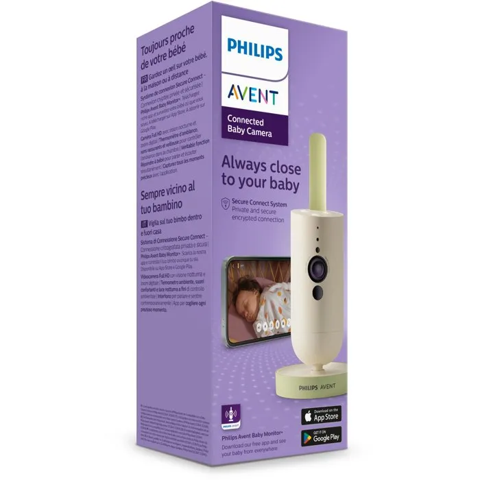 Avent Philips SCD643/26 Caméra bébé connectée HD