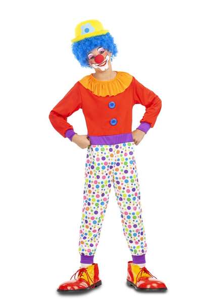 My Other Me Déguisement Clown pour Enfants 7-9 Ans (Mono) transparent