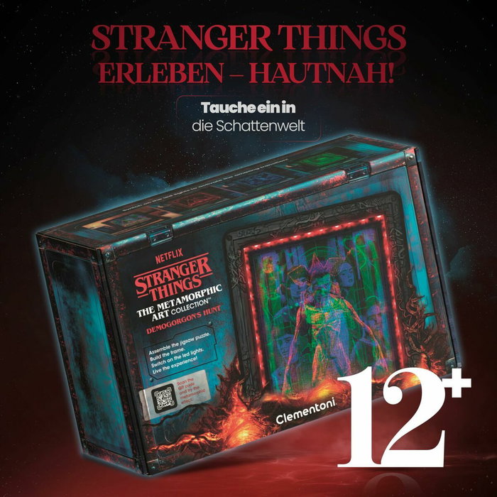 Clementoni Puzzle Cadre Lumineux Démogorgon - Stranger Things - 520 pièces Clementoni Puzzle Cadre Lumineux Démogorgon - Stranger Things - 520 pièces