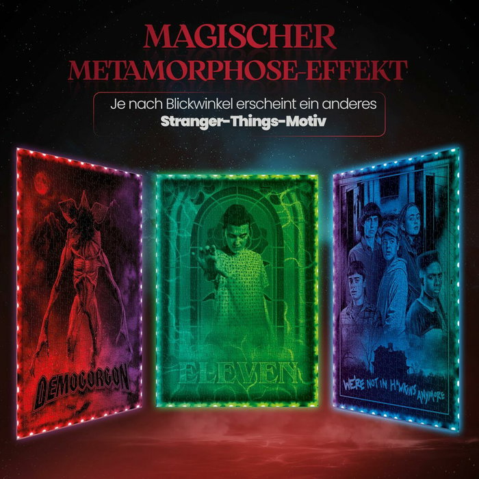 Clementoni Puzzle Cadre Lumineux Démogorgon - Stranger Things - 520 pièces Clementoni Puzzle Cadre Lumineux Démogorgon - Stranger Things - 520 pièces