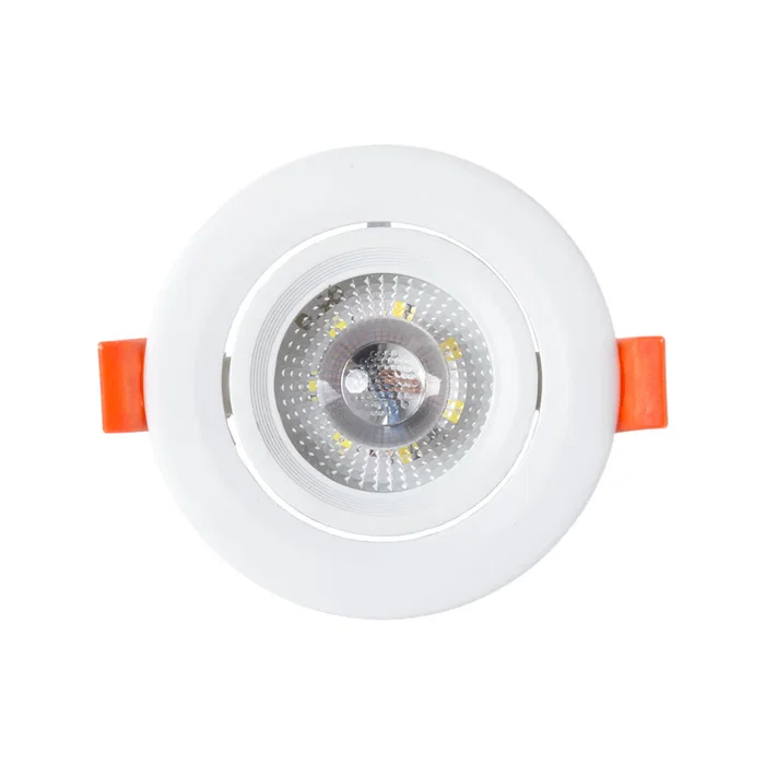 Downlight LED Circulaire 7W 600Lm 6000K 38° 40.000H Diamètre 90mm Blanc [HO-IN-DL7W-CW]