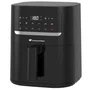 Continental Edison FRSH1400B Friteuse à air sans huile (Airfryer) - 4,5 L - Noir - 1400W - 1 cuve