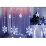 GSC Evolution Rideau LED avec étoiles et flocons de neige 3,5m, lumière froide