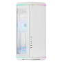 Nox Hummer Anvil Boîtier PC Gaming Midi Tower ATX Panneau en Verre Courbé ARGB Blanc
