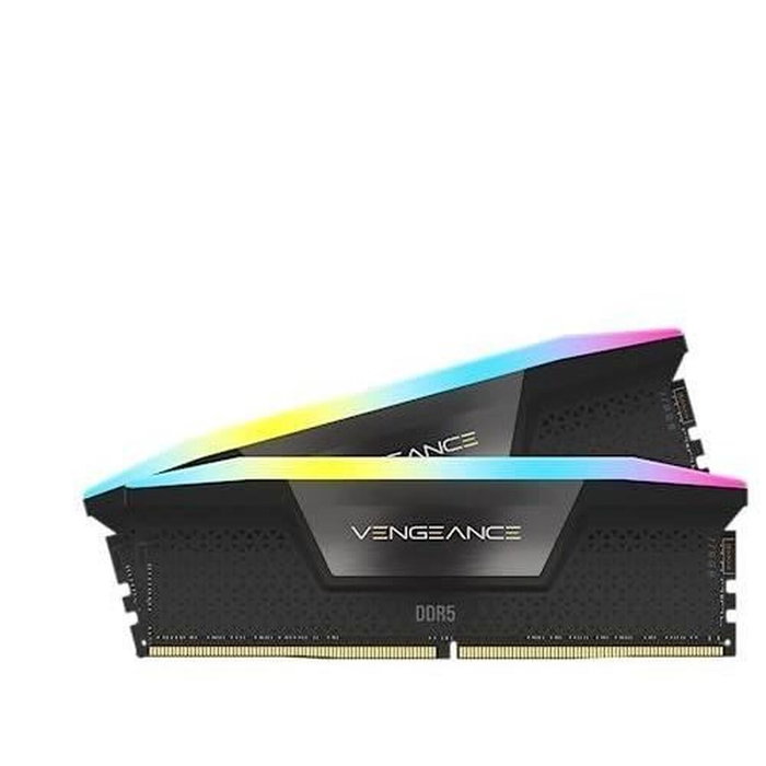 Mémoire RAM Corsair VENGEANCE RGB CMH32GX5M2B6000C38 32 GB DDR5 SDRAM DDR5 6000 MHz Mémoire RAM Corsair VENGEANCE RGB CMH32GX5M2B6000C38 32 GB DDR5 SDRAM DDR5 6000 MHz