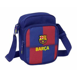 Sac à Bandoulière F.C. Barcelona Bleu Bordeaux 16 x 22 x 6 cm