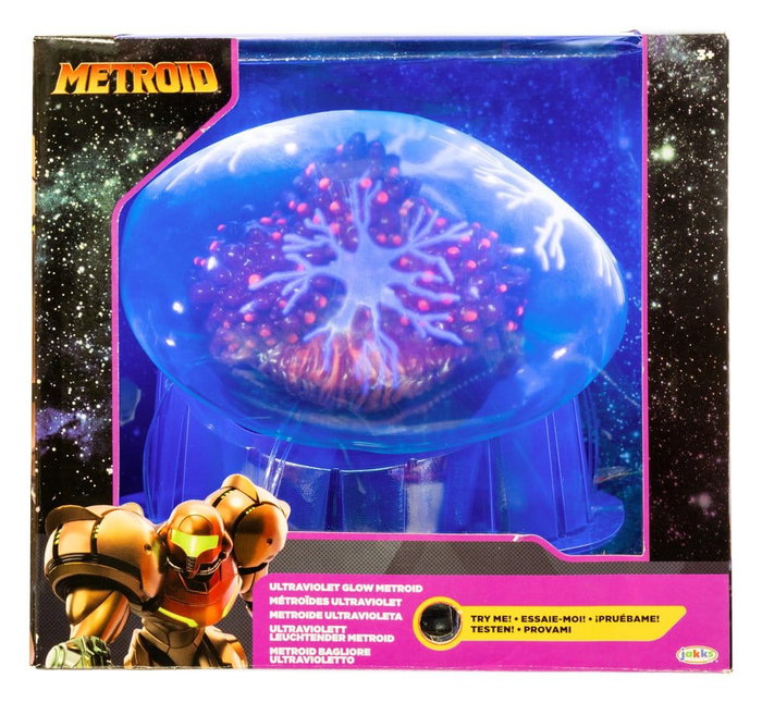 Jakks Pacific World of Nintendo figurine Metroid Prime Metroid Ultraviolet Glow 15 cm Jakks Pacific World of Nintendo figurine Metroid Prime Metroid Ultraviolet Glow 15 cm