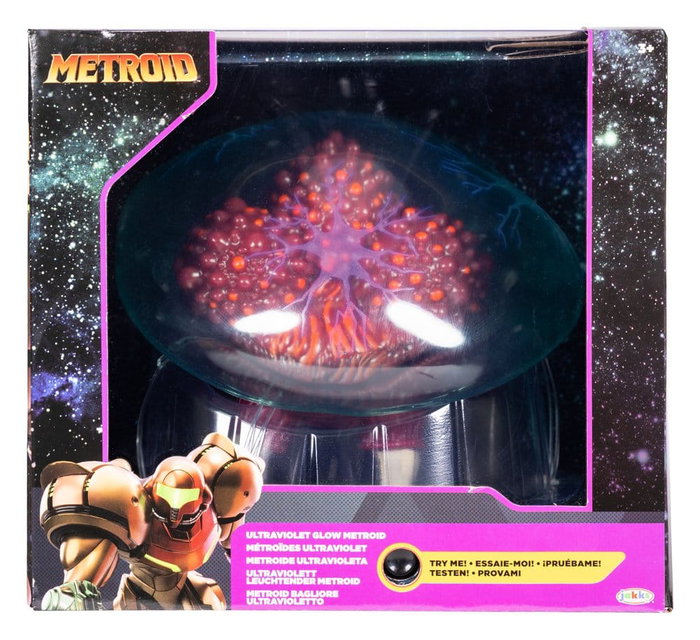 Jakks Pacific World of Nintendo figurine Metroid Prime Metroid Ultraviolet Glow 15 cm Jakks Pacific World of Nintendo figurine Metroid Prime Metroid Ultraviolet Glow 15 cm
