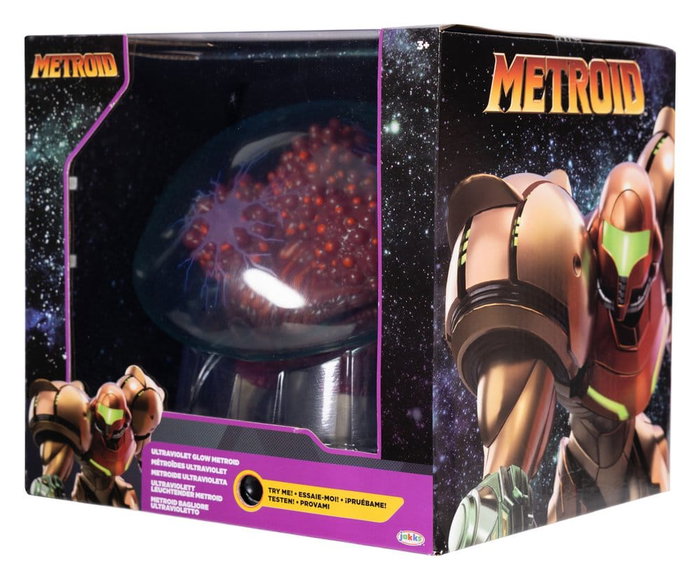Jakks Pacific World of Nintendo figurine Metroid Prime Metroid Ultraviolet Glow 15 cm Jakks Pacific World of Nintendo figurine Metroid Prime Metroid Ultraviolet Glow 15 cm
