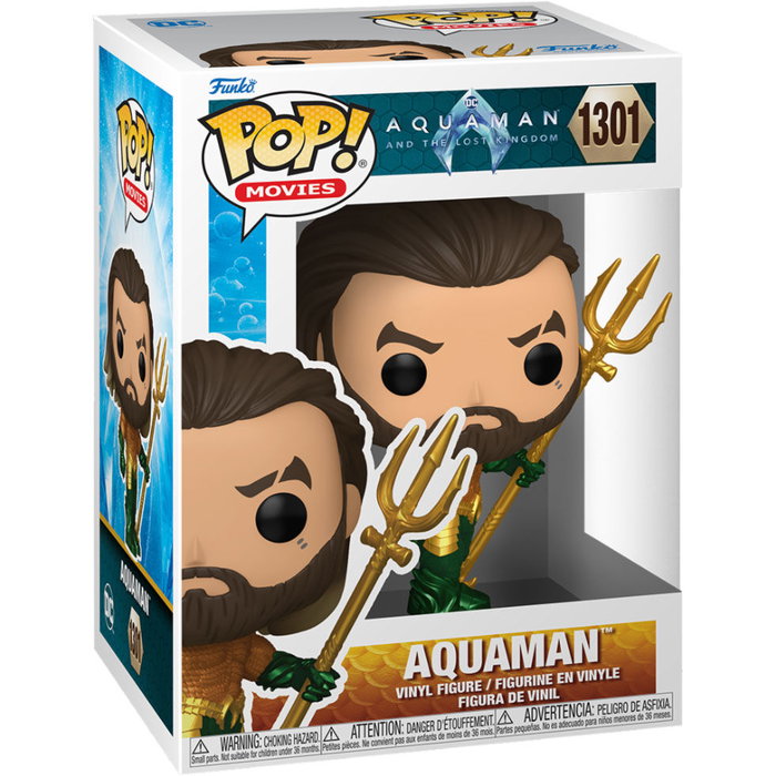 Funko Pop Aquaman et le Royaume Perdu - Aquaman Costume de Héros Funko Pop Aquaman et le Royaume Perdu - Aquaman Costume de Héros