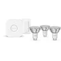 Philips Hue Kit de démarrage Bridge Blanc et Couleur - 1 Bridge + 3 Spots LED GU10 Intelligents + Commutateur Variateur