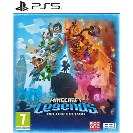 Xbox Game Studios - Minecraft Legends Deluxe Edition - Jeu d'Action Aventure - Version Boîte avec Blu-Ray pour PlayStation 5 (PS5)