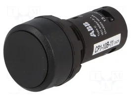 ABB CP1-10B-11 Bouton-poussoir 22mm NC + NO Noir
