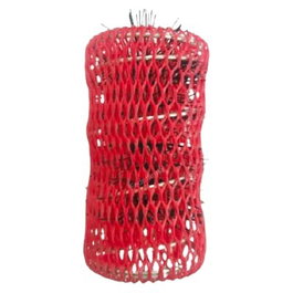 Bifull Lot de 6 Bigoudis en Maille avec Brosse en Nylon 36mm