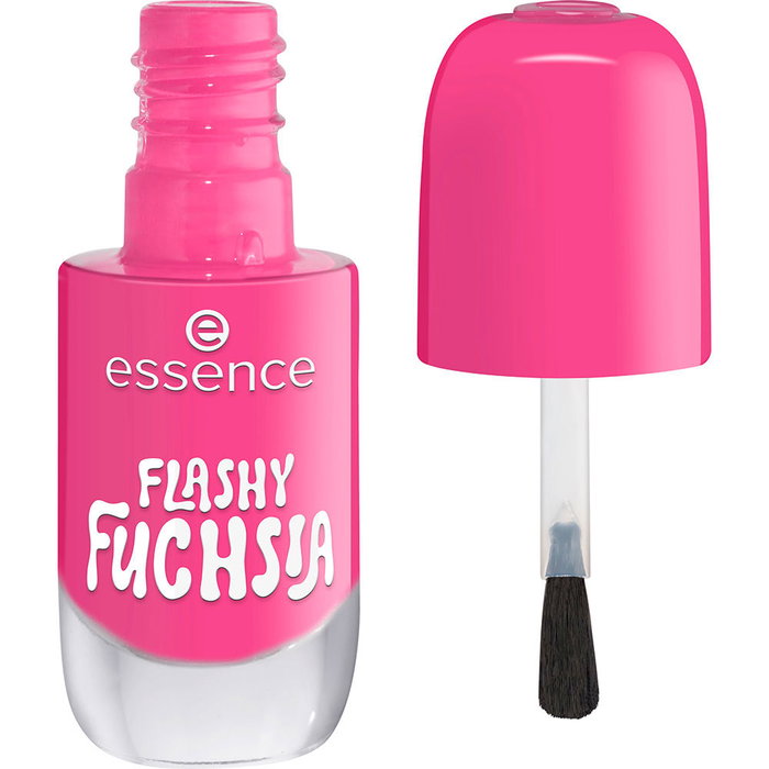 Essence Vernis à Ongles Gel N°28 Fuchsia Éclatant 8 ml - Gel Brillant Sans Lampe UV, Application Facile et Tenue Jusqu'à 10 Jours