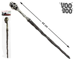 Atosa Bâton de crâne voodoo de 44 cm pour maîtres du rituel