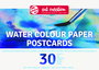 Talens Art Creation Papier à Aquarelle 10,5 x 14,8 cm 200 g, 30 feuilles