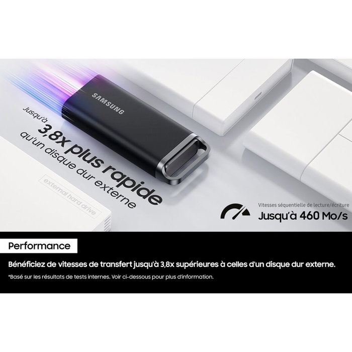 Disque Dur Externe Samsung T5 EVO 2,5" 2 TB SSD Disque Dur Externe Samsung T5 EVO 2,5" 2 TB SSD