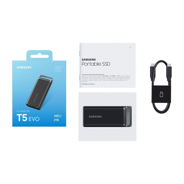 Disque Dur Externe Samsung T5 EVO 2,5" 2 TB SSD Disque Dur Externe Samsung T5 EVO 2,5" 2 TB SSD