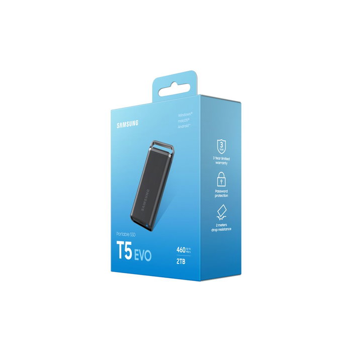 Disque Dur Externe Samsung T5 EVO 2,5" 2 TB SSD Disque Dur Externe Samsung T5 EVO 2,5" 2 TB SSD