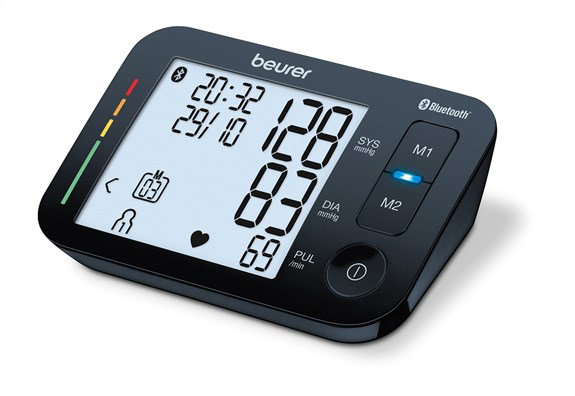 Beurer BM-54 Tensiomètre Bras avec Bluetooth et Grande Écran LCD XL Tactile - Connexion App Santé
