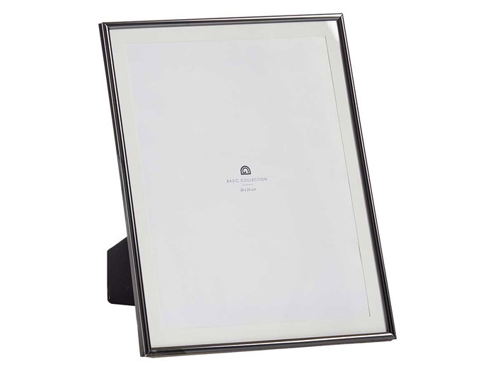 Giftdecor Porte-photos Acier Noir 20x25 cm avec Verre (Set de 12)