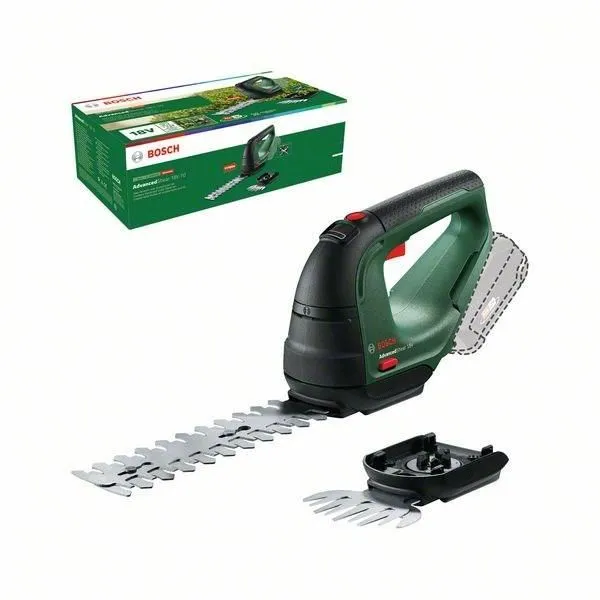 Bosch AdvancedShear 18 - Cisaille électrique sans fil 18V PowerForAll - Pour tailler arbustes, haies et herbe - Livrée sans batterie Bosch AdvancedShear 18 - Cisaille électrique sans fil 18V PowerForAll - Pour tailler arbustes, haies et herbe - Livrée sans batterie