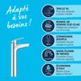 GROHE Mitigeur vasque monocommande à poser, Swift (24331001), extra haut, chromé, économe en eau, système de vidage par pression - GROHE LongLife