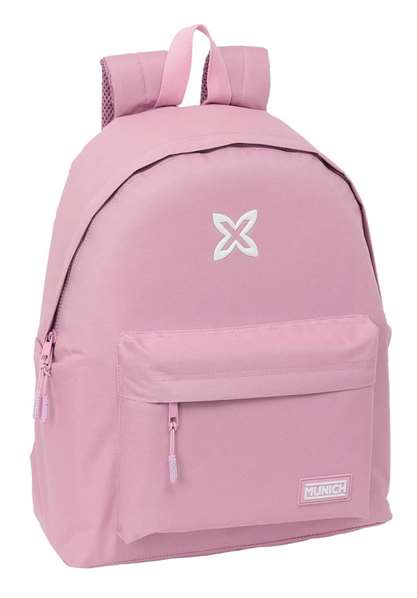 Safta Munich Basicos Sac à dos rose 33 x 42 x 15 cm - Pour enfant à partir de 3 ans Safta Munich Basicos Sac à dos rose 33 x 42 x 15 cm - Pour enfant à partir de 3 ans