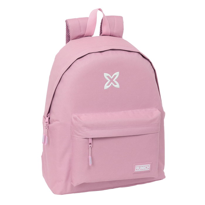 Safta Munich Basicos Sac à dos rose 33 x 42 x 15 cm - Pour enfant à partir de 3 ans