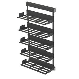 MENAGE CONFORT Zapatero Bastidor Extraíble CHIC 1008.2606 Acier Antracita Hauteur 1200mm avec Glissières Latérales