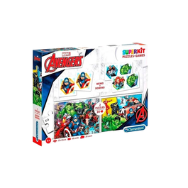 Clementoni SuperKit Marvel Avengers - Puzzle 4 pièces pour garçons 4 ans et plus (2x30 + 48 + 28 pièces)