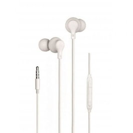 DAEWOO Écouteurs intra-auriculaires avec micro et contrôle du volume, jack 3,5 mm - blanc