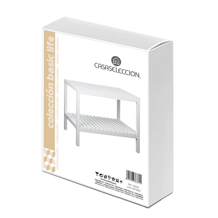 BigBuy Home Étagère de salle de bains Blanc 64 x 37 x 53 cm BigBuy Home Étagère de salle de bains Blanc 64 x 37 x 53 cm