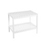 BigBuy Home Étagère de salle de bains Blanc 64 x 37 x 53 cm