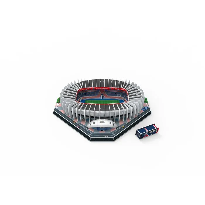 Megableu Puzzle 3D Stade Paris Saint-Germain PSG 111 pièces avec LED, construction et décoration, à partir de 7 ans, en français