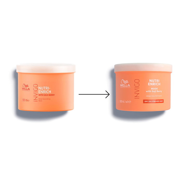 Wella Professionals INVIGO NUTRI-ENRICH Masque Nutrition Profonde Cheveux Secs/Abîmés 500 ml Wella Professionals INVIGO NUTRI-ENRICH Masque Nutrition Profonde Cheveux Secs/Abîmés 500 ml
