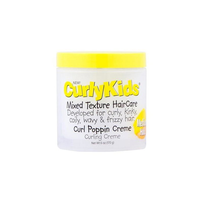 Curly Kids Curl Poppin Creme 170g - Crème Définissante pour Boucles et Ondes - Contrôle Léger à Moyen - Sans Sulfates, Parabènes Curly Kids Curl Poppin Creme 170g - Crème Définissante pour Boucles et Ondes - Contrôle Léger à Moyen - Sans Sulfates, Parabènes