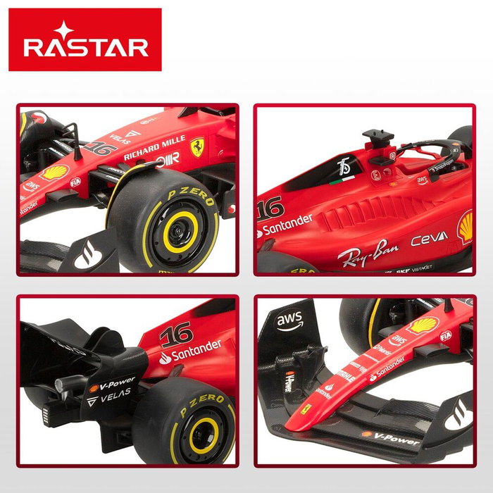 Rastar - Voiture télécommandée Ferrari Formule 1 à l'échelle 1:12, électrique avec 6 fonctions, pour enfants dès 6 ans
