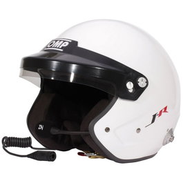 OMP Casque J-Rally FIA 8859-2024 OMPSC0-0801-B01-020-XL Blanc Taille XL