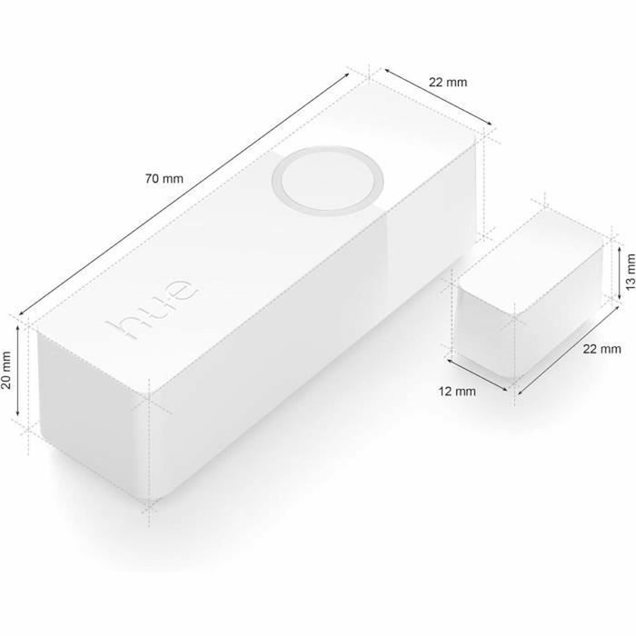 Philips Hue Secure Capteurs de contact - Blanc - Pack de 2