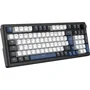 The G-Lab KEYZ Elite 400 HE Clavier gamer magnétique 96% AZERTY RGB - Switchs Hall Effect - PBT double injection - Noir et bleu